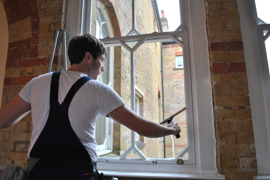 Window Cleaning by hand N Clark Window Cleaning Ltd