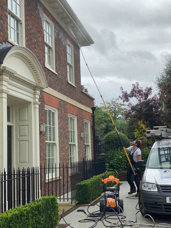 Pressure Washing before by N Clark Window Cleaning Ltd
